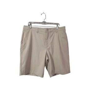 Vineyard Vines Mens 35 On The Go Short Khaki‎ Cotton Blend Casual Chino Shorts